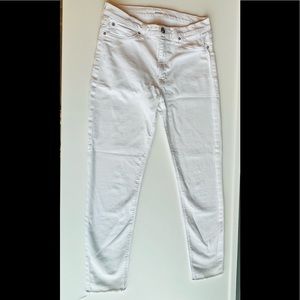 Hudson White Jeans with Stretch